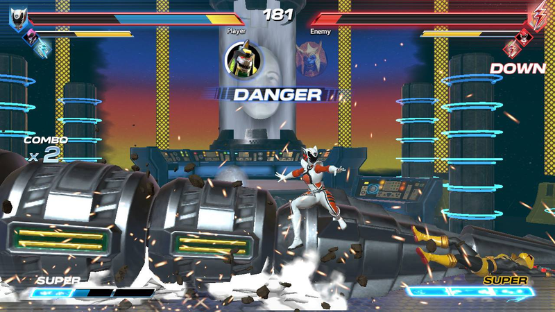 Yellow cannot handle the Dragonzord’s tail.